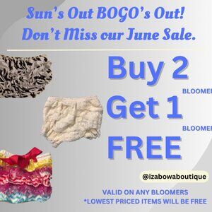 JUNE BOGO Sale on BLOOMERS